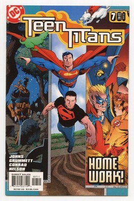 DC Comics Teen Titans (2003) #7 Johns Grummett Superman Krypto VF/NM 9.0
