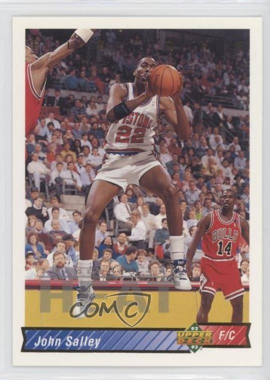 1992-93 Upper Deck John Salley #24 0x1