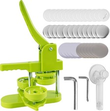 58mm Button Badge Pin Maker Machine with Circle Cutter 100 Parts