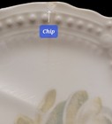 Antique Leuchtenburg Germany Water Lily Porcelain Dessert Plate 8" Scalloped — photo 9
