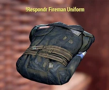 Xbox On S|X Fallout 76 In-Game Apparel Responders Fireman Set(Uniform+Helmet)