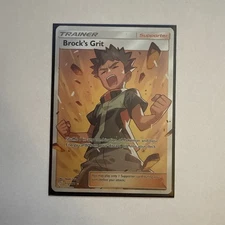 Brock's Grit (Full Art) 172/181 Sm-Team Up Holo