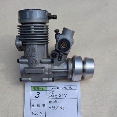 O.S. MAX 21V RC Nitro Engine No.2807 Ogawa Seiki Vintage Model Motor Japan