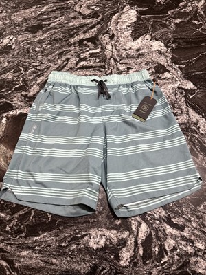Roark Run Amok Serrano Shorts 4 Way Stretch Grey Blue Mens Size S NWT $68 RS301