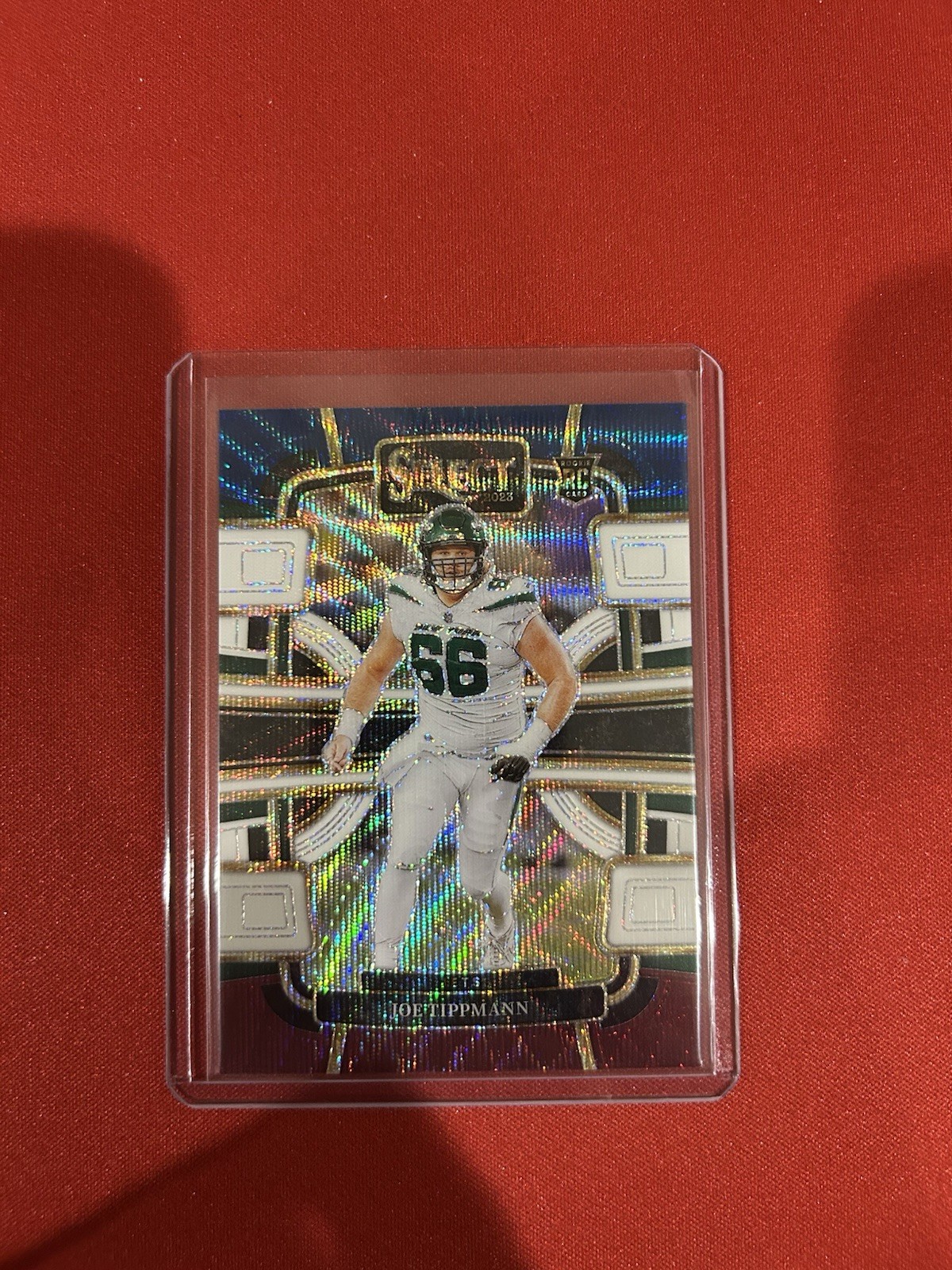 Joe Tippmann Panini Select #78 Tri-Color Prizm