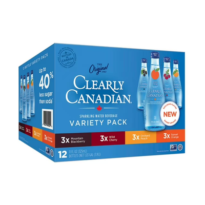 #ad Clearly Canadian Sparkling Water Variety Pack 11 fl. oz. 12 pk. $30.00