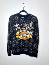 Women  s Sanrio Hello Kitty  Friends Halloween Crewneck Sweater   size small