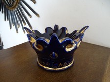 Cendrier vide poche CHAMPIGNEULLES Reine des bières couronne bleu / or