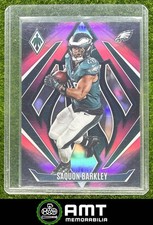 Saquon Barkley 2024 Panini Phoenix Pink Fade 63/88 Philadelphia Eagles #128