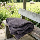 100 % WOLLE Schafwolldecke Merino Plaid  160 x 220 cm  Braun 