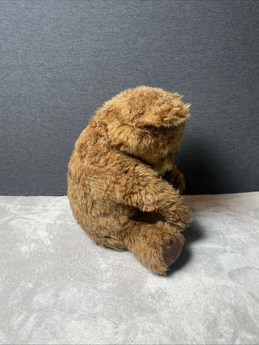 Dakin Brown Grizzly Bear Plush Pillow Pets Sitting 16" Vintage 1980 Toy Lovey - Picture 4 of 6