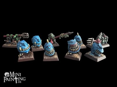 Nachtgoblins Squigtreiber Night Goblins Squig Herder Treiber Warhammer Orcs Orks