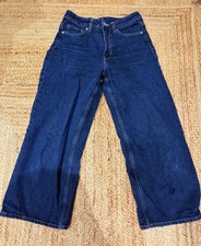 H&M &Denim Wide High-Waisted Cropped Jeans ??? | Size 36 (EUR) | �8