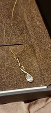 9ct Gold Infinity Pendant Necklace