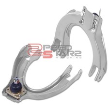 For 88-91 Civiccrx Ecedeeef Steel Silver Adjustable Front Upper Camber Kit