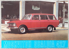 Scaldia-Volga Moskvitch 427 Break Brochure / Leaflet c.1970s