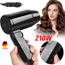 Auto Haartrockner Mini Reisefön 12V Camping Föhn Auto Fenster Defroster Fön 210W