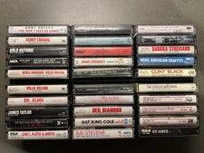 80  s 90  s Female Country/ Rock Cassettes- Lot Of 30 Mixed Less Than 1 Per Tape