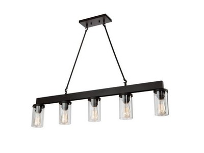 Artcraft Lighting Menlo Park 5 Light 42'' Wide Pillar Candle Linear Chand AC10008