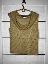 Vintage GIVENCHY Vision Gold Luxer Knit Top 4...