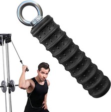 Ergonomic Extra Long Tricep Rope Pulldown Cable Attachments, Upgraded Gym  Home