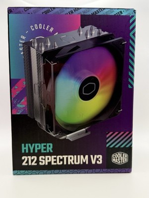 Cooler Master Hyper 212 Spectrum V3 ARGB CPU Air Cooler, 4 Heat Pipes