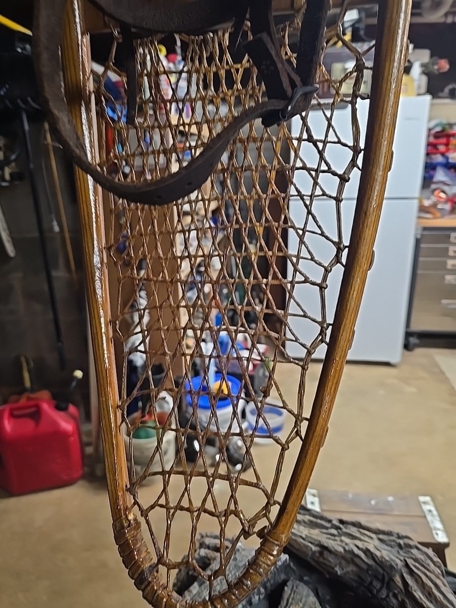 Vtg Snocraft Inc. 10 X 57 Inch Snow Shoes Norway Maine