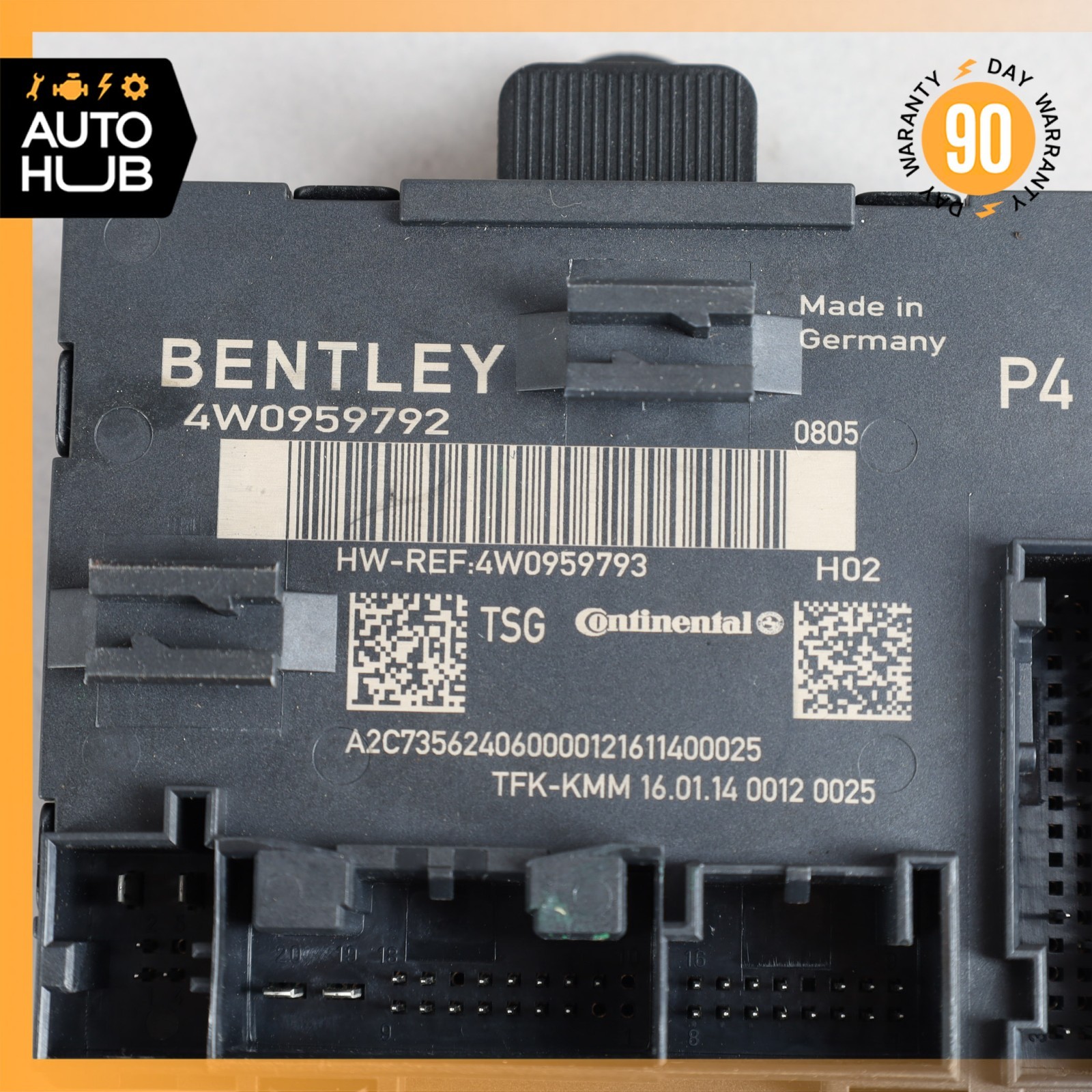 14-18 Bentley Flying Spur Front Right Side Door Control Module 4W0959792 OEM 40k