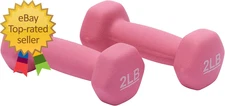 Neoprene Dumbbell Hand Weights for Exercise and Muscle Toning