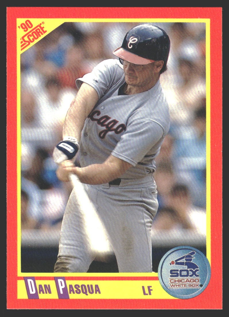 Dan Pasqua #306 1990 Score Chicago White Sox