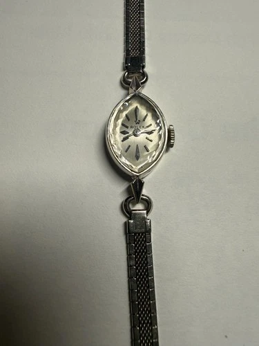 Vintage Rolex Ladies 14K Gold Marquise Cocktail Watch – Speidel 10K GF Bracelet