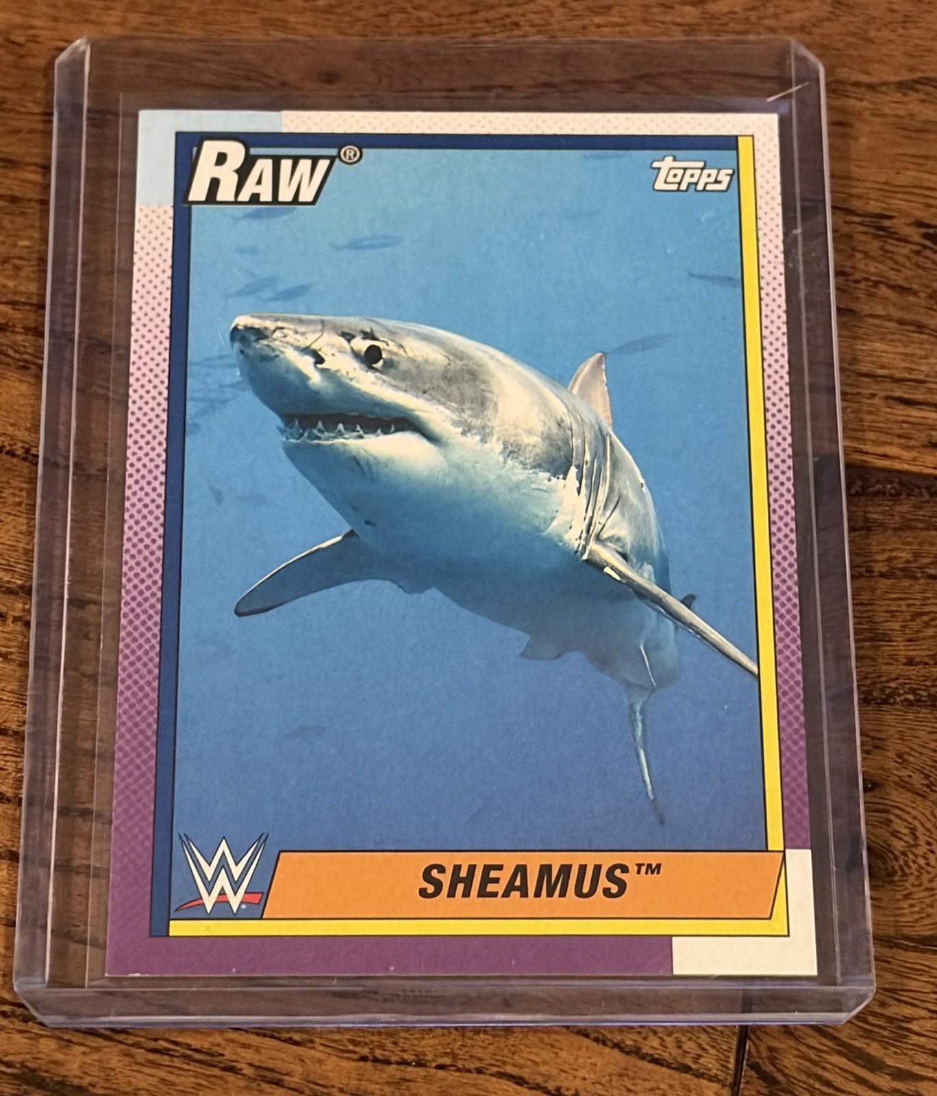 Sheamus 2021 Topps WWE Heritage #40 Image Variation Great White Shark SSP