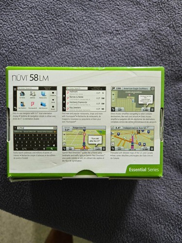 Garmin Nuvi 58LM GPS Navigation Unit Lifetime Maps Complete TESTED - Picture 8 of 8