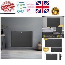 1000W Grey Electric Radiator Heaters for Home, Bathroom Safe Electric Heater ...