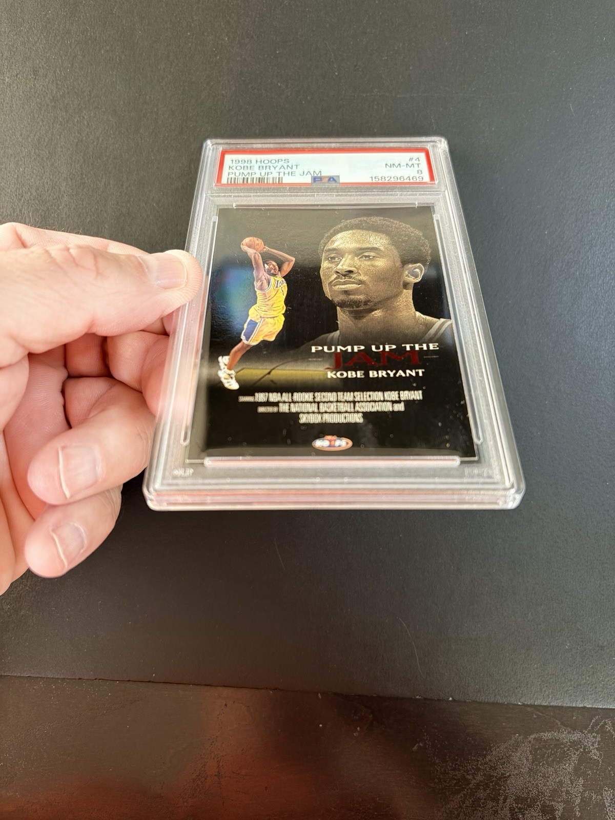 1998 Kobe Bryant PSA8 Hoops #4 Pump Up The Jam Insert Mamba Lakers GOAT MINT 🔥 view 9