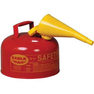 Safety Gas Can for Gasoline Type I with Flame Arrester 2.5 Gallon