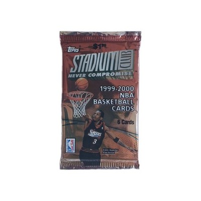 PACK Retail 1999-2000 Topps STADIUM CLUB Basketball (6 Karten) Look CHROME Bryant