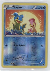 Shellos Reverse Foil Pokémon XY Steam Siege #28
