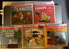 Vintage CHARLIE BROWN SNOOPY LOT VIEW-MASTER REELS set partial sealed Peanuts
