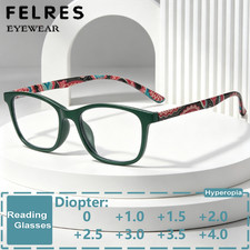 Square Anti Blue Light Reading Glasses Women Multicolor Frame Glasses Frame New
