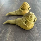 Vtg Lot 2 Star Wars ROTJ Jabba the Hutt figure Kenner 1983 Jedi