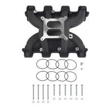 Dual Plane Carb Mid-rise Intake Manifold For Ls1 5.3l Ls2 6.0l 300-130 Black Dual Plane Carb Mid-rise Intake Manifold For Ls1 5.3l Ls2 6.0l 300-130 Black
