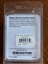 EASTON - Pointes Une pièce ACC parabolique 125 grains 28 - Pointes