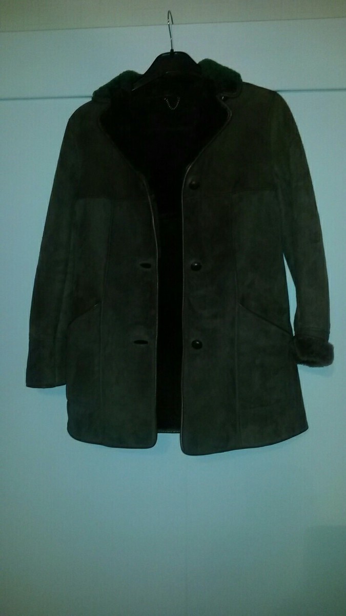 WALNUT　ネイビー Stunning An Aristocrat By Morlands Size 10 Fine Sheepskin