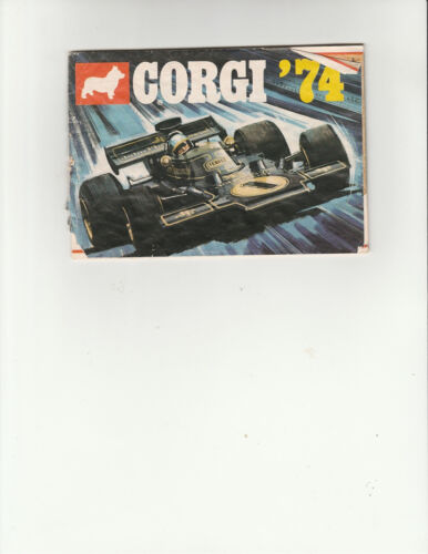 Corgi Toys 1974 Collector's Catalog 40 Color Pages Check List - Afbeelding 1 van 3