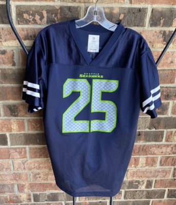 NFL Seattle Seahawks Richard Sherman 25 NFL Team Apparel Blue