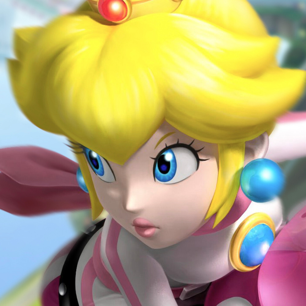 Leon Hart ONLINE toppo【原画】サイズ中 生きるため Princess Peach Mario Kart 8 Poster 18