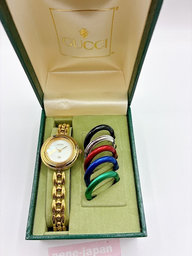 Gucci Change Bezel 11/12 6 Colors Watch with BOX & tags