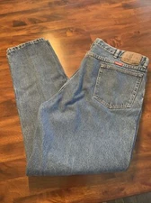 Wrangler Premium Quality Regular Fit Jeans 42x32 Dark Blue 100%Cotton