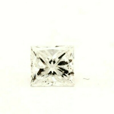 GIA princess cut diamond 0.38ct Ecolor VS1 4.16x3.87x2.91mm estate loose natural
